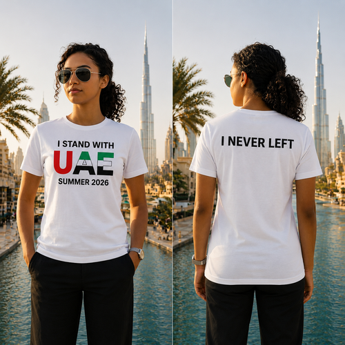 I Stand with UAE - T-shirt Summer Edition